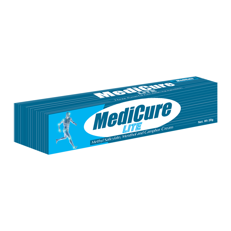 MediCure Lite is a premium topical Analgesic cream. MediCure formula is truly unique as it packs up to three times more active ingredients when compared to other pain relief products on the market. This novel pain relief formula offers real time pain relief. Warnings and Precautions: For External Use Only Allergy Alert: Prone to allergic reaction from aspirin or salicylate, consult a doctor before use. When using this product: Use only as directed. Do not bandage tightly or use a heating pad. Avoid connecting with eyes or mucous membranes. Do not apply to wounds, or damaged, broken, or irritated skin. Immediately stop use if: Irritation or redness persists, clean the affected area, and seek medical attention.