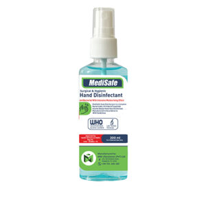 MediSafe Hand Sanitizer 200ml Spray Pump