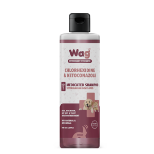 Wag medicated PET shampoo (CHLOROHEXIDINE GLUCONATE+KETOCONAZOLE) 200ML